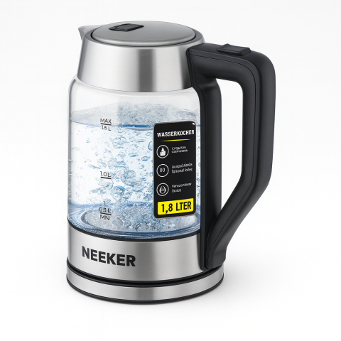Ấm siêu tốc 1,8L Neeker NKR-5123